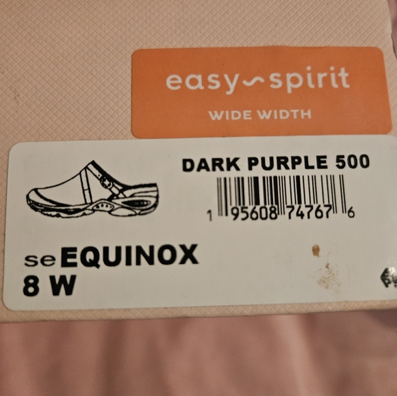 Easy Spirit Dark Purple Clogs NIB - Picture 2 of 7